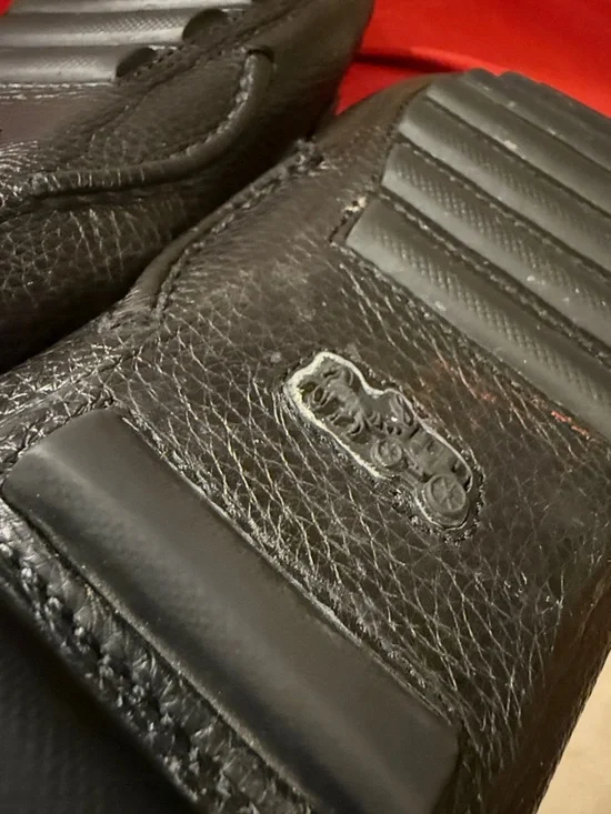 COACH Crosby Driver Pebble Leather Loafers 8B - Picture 9 of 12